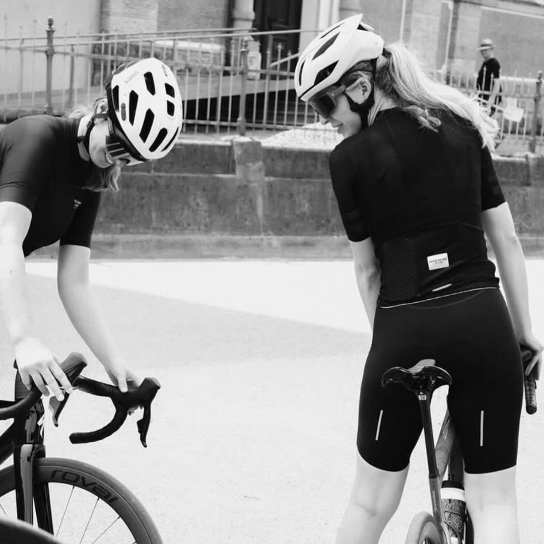Cyclists on road